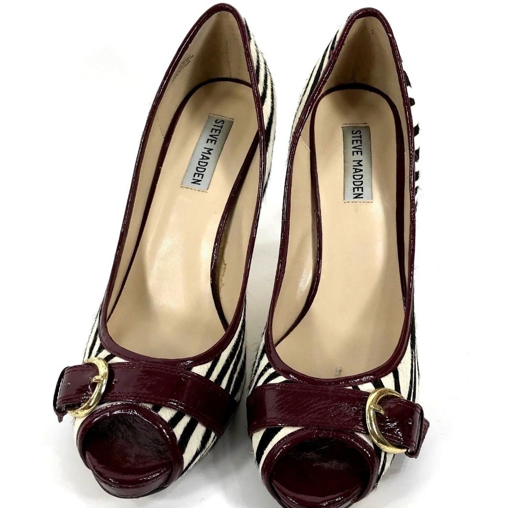 ❤️ SOLD ❤️    Steve Madden Zebra Print Pumps - Picture 5 of 8